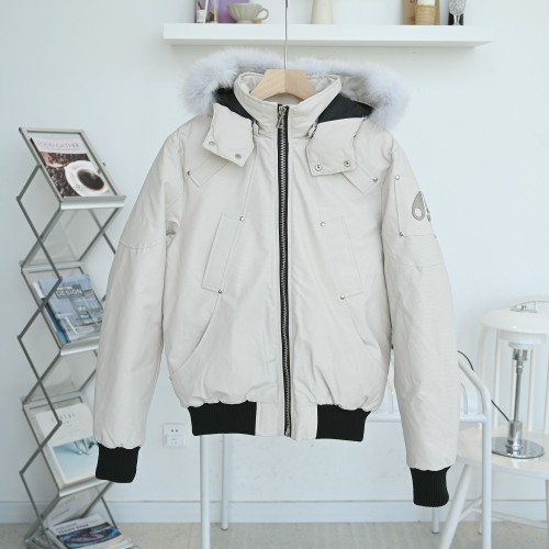 Moose Knuckles Design Mens Womens Winter Windprood Down Jackets Keep Warm 90% White Duck Down
