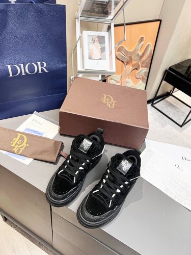 Dior Women Shoes Sneakers Casual Luxury Brand with Original Box