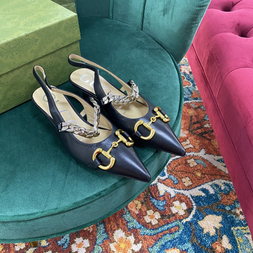 Gucci Womens Shoes Slingbacks