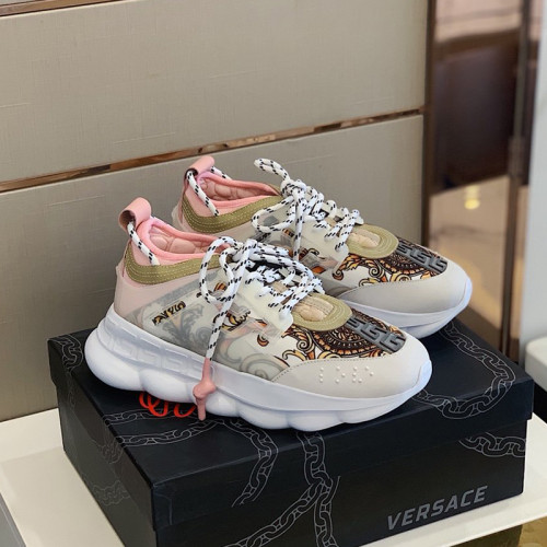 Versace Womens Shoes Luxury Brand Fashion Type Chain Reaction Sneakers DSR705G-DICTG_DB5OS