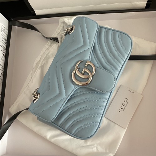 Gucci Womens Bags Shoulder Messenger Bag Luxury Brand Small GG Marmont bag with Original Box