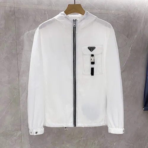 Prada Design Fashion Mens Jackets Thin Design Luxury Brand