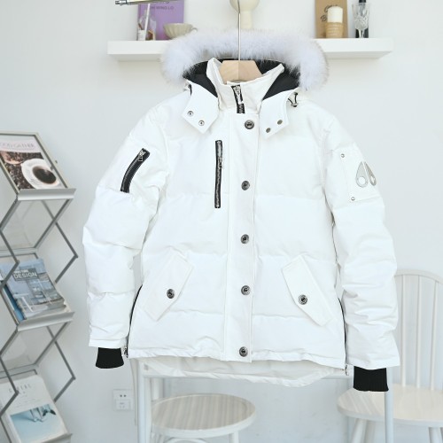 Moose Knuckles Design Mens Womens Winter Windprood Down Jackets Keep Warm 90% White Duck Down
