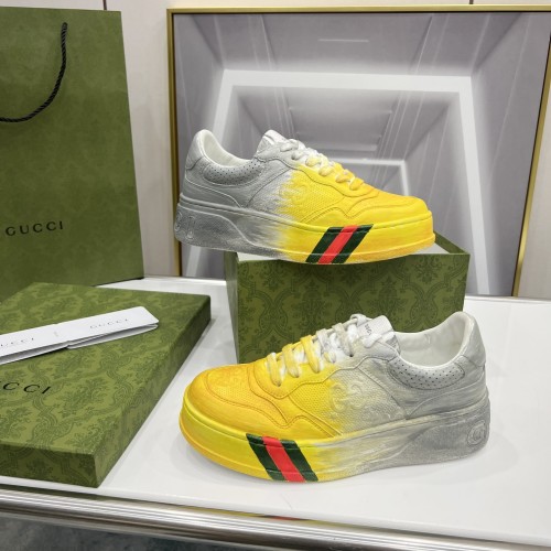 Gucci Womens Shoes Casual Shoes Design Luxury Brand Leather Sneakers with Original Box