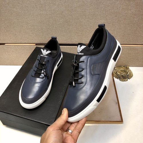 Armani Men Shoes Sneakers Fashion Design Luxury Brand Design