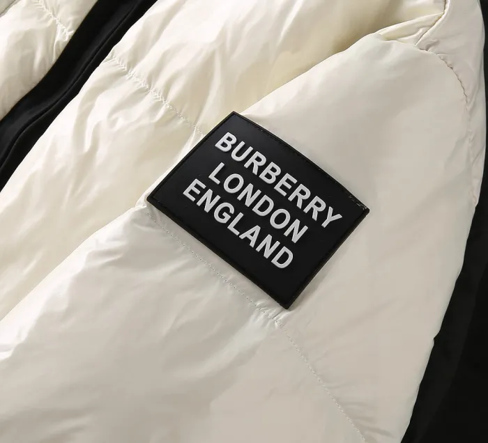 Burberry Design Mens Womens Winter Windprood Down Jackets Keep Warm 90% White Duck Down