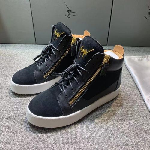 Giuseppe Zanotti Mens Shoes Luxury Brand High Top Sneakers Coby