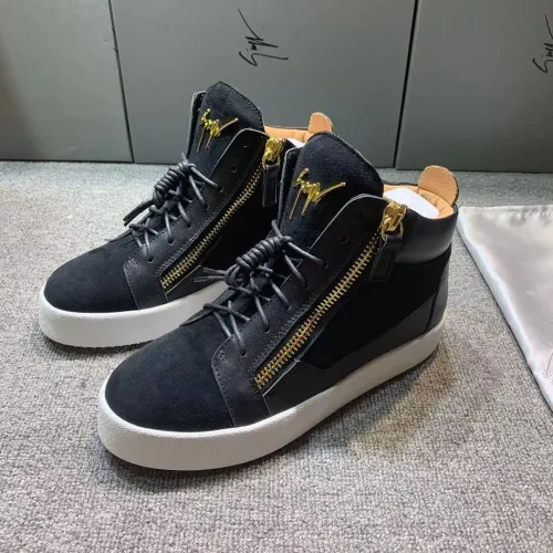 Giuseppe Zanotti Mens Shoes Luxury Brand High Top Sneakers Coby