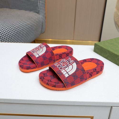 Gucci Womens Shoes Sandals Slides Slippers Luxury Brand Thick Sole Design Women's GG canvas slide sandal with Original Box 624695 H6320 9763