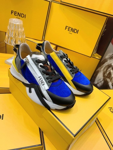 Fendi Mens Shoes Fashion Sneakers Luxury Brand Casual Fendi Flow Low-Top Sneakers Shoes for Men with Original Box