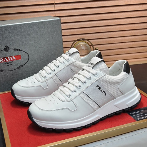 Prada Mens Shoes Sneakers Casual Shoes for Men Luxury Brand Breathable Fashion Sneakers with Original Box