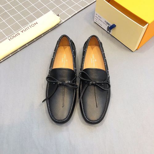 Louis Vuitton Men Shoes Fashion Casual Design Slip On Design Leather MOCASSIN