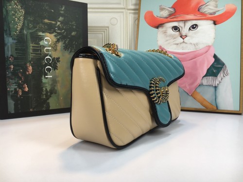 Gucci Womens Bags Shoulder Messenger Bag Luxury Brand Small GG Marmont bag with Original Box