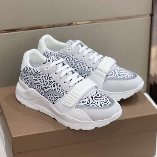 Burberry Mens Shoes Sneakers Fashion Type Luxury Brand Vintage Check Cotton Sneaker with Original Box