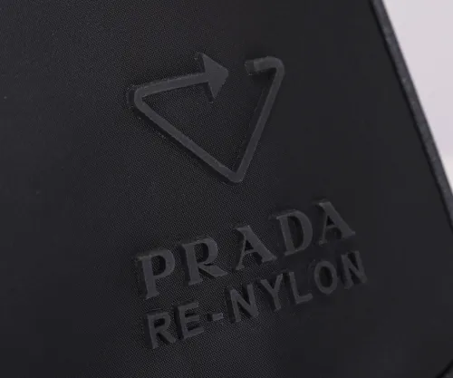Prada Mens Bags Shoulder Messenger Bags Luxury Brand Re-Nylon and Saffiano leather shoulder bag 2VH118_5ECO_F0002_V_OOO with Original Box