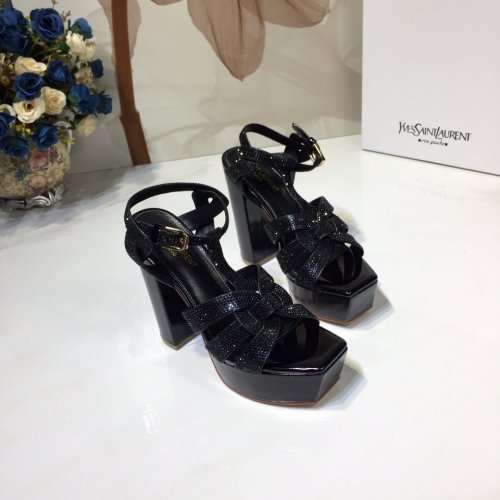 Saint Laurent YSL Womens Shoes BIANCA SANDALS 12cm