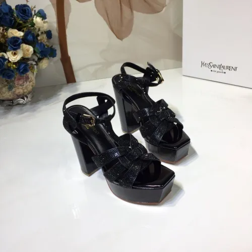 Saint Laurent YSL Womens Shoes BIANCA SANDALS 12cm