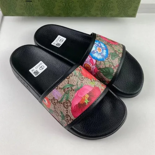 Gucci Mens Shoes Sandals Slides Slippers Luxury Brand Thick Sole Design with Original Box