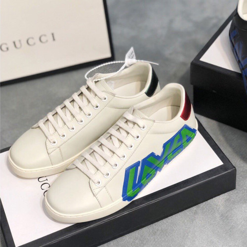 Gucci Womens Shoes Fashion Sneakers Lace-Up Luxury Brand Women's Ace Embroidered Sneaker with Original Box