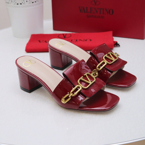 Valentino Womens Shoes Vlogo Sandals Mid Heels Mules 5.5cm