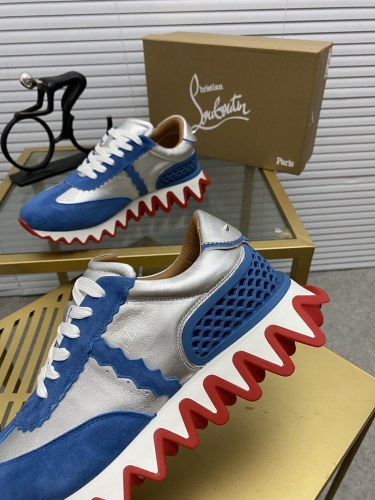 Christian Louboutin Mens Shoes Sneakers Luxury Brand Red Bottom Design Sports Footwears