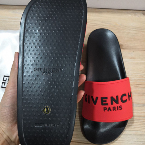 Givenchy Men Shoes Flat Sandals Flip Flop Slippers Luxury Brand with Original Box