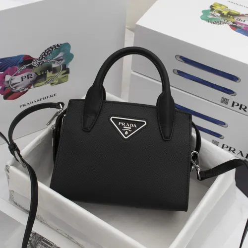 Prada Womens Bag Saffiano Leather Prada Kristen Handbag