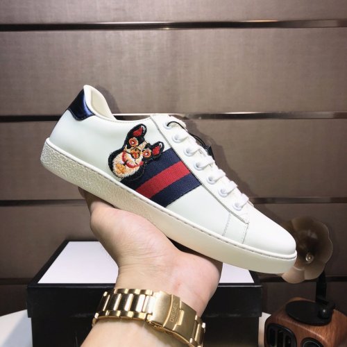 Gucci Womens Shoes Fashion Sneakers Lace-Up Luxury Brand Women's Ace Embroidered Sneaker with Original Box