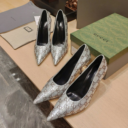 Gucci x Balenciaga Womens Shoes Slingback Pumps High Heel Luxury Brand Wedding Fashion Shoes for Women with Original Box