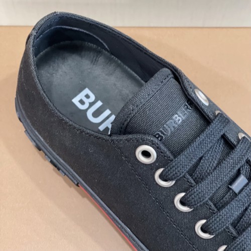 Burberry Mens Shoes Sneakers Fashion Type Luxury Brand Vintage Check Cotton Sneaker with Original Box