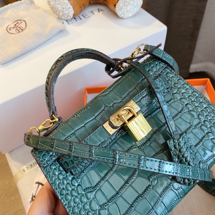 Hermes Womens Bags Handbags Luxury Brand Fashion Hermès Kelly Mini Kelly Second Generation Totes