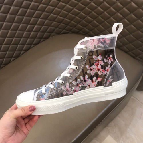 Dior Womens Mens Shoes Sneakers Luxury Brand Unisex Design B23 High-Top Sneaker with Box
