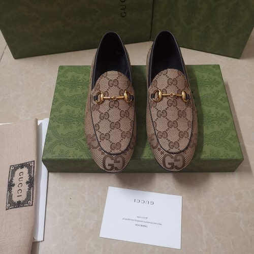 Gucci Womens Shoes Casual Loafers Design Luxury Brand Leather Princetown with Original Box 431467 UKO60 2588