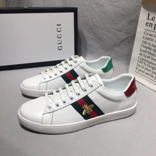 Gucci Mens Shoes Luxury Brand Men's Ace Embroidered Sneaker ‎429446 02JP0 9064 with Original Box