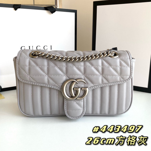 Gucci Womens Bags Shoulder Messenger Bag Luxury Brand Small GG Marmont bag with Original Box