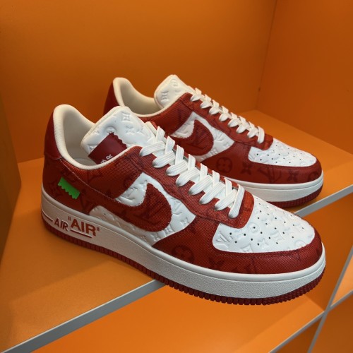 Louis Vuitton Men Shoes Fashion Sneakers Design Luxury Brand LVXNIKE Air Force Sneakers with Original Box