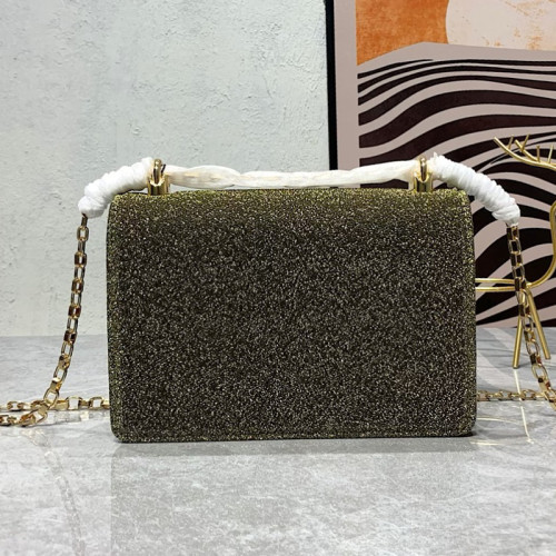 Dolce&Gabbana Womens Bags Shoulder Bag in quilted nappa leather Luxury Brand with Original Box