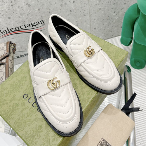 Gucci Womens Shoes Casual Loafers Design Luxury Brand Leather Princetown with Original Box