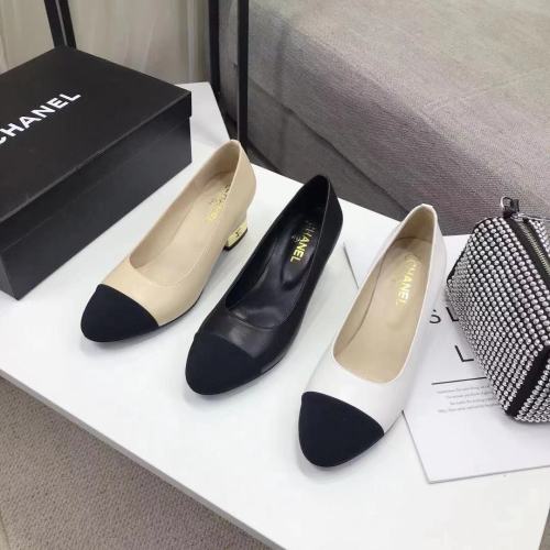 Chanel Womens Shoes Leather Pumps