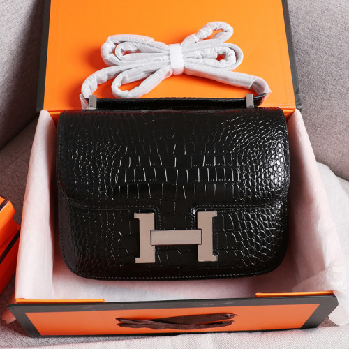 Hermes Womens Bags Crossbody Shoulder Bags Luxury Brand Fashion Hermès Constance Epsom Women Bag
