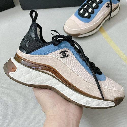 Chanel Mens Shoes Sneakers Luxury Brand Sports Shoes Breathable Design with Original Box