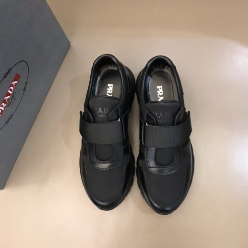 Prada Mens Shoes Sneakers Casual Shoes for Men Luxury Brand Breathable Fashion Sneakers with Original Box