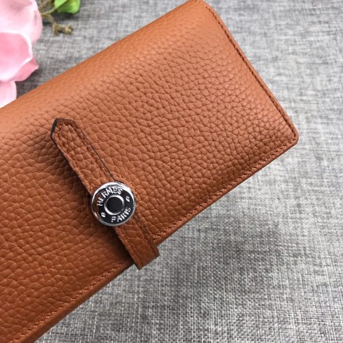 Hermes Womens Mens Wallets Purse Bag Clutch Leather Design Coin Bag with Original Box