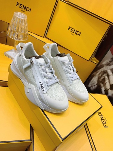 Fendi Mens Shoes Fashion Sneakers Luxury Brand Casual Fendi Flow Low-Top Sneakers Shoes for Men with Original Box