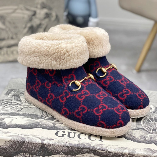 Gucci Womens Shoes Fashion Boots Luxury Brand Womens Ankle Boots with Original Box