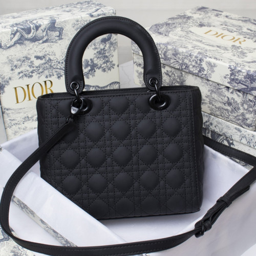 Dior Womens Bags Handbags Luxury Fashion MEDIUM LADY D-LITE BAG with Original Box