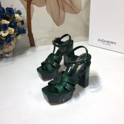 Saint Laurent YSL Womens Shoes BIANCA SANDALS 12cm