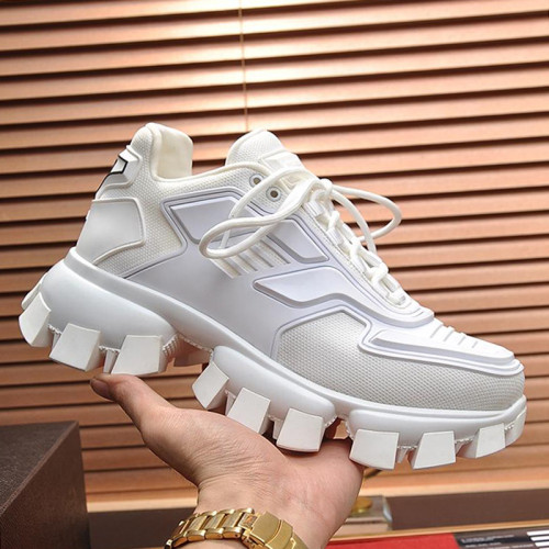 Prada Men Shoes Cloudbust Thunder Technical Fabric Sneakers with Original Box