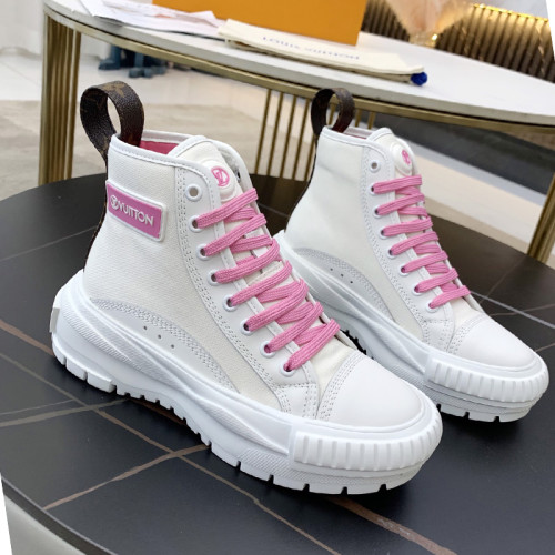 Louis Vuitton Womens Shoes Fashion Boots Luxury Brand LV SQUAD SNEAKER BOOT with Original Box 1A940C