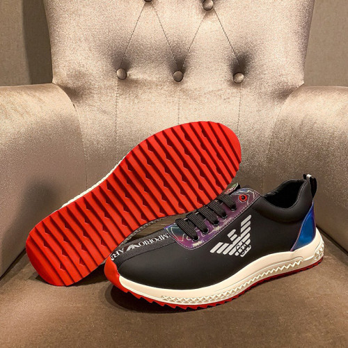 Armani Men Shoes Sneakers Fashion Design Luxury Brand Design